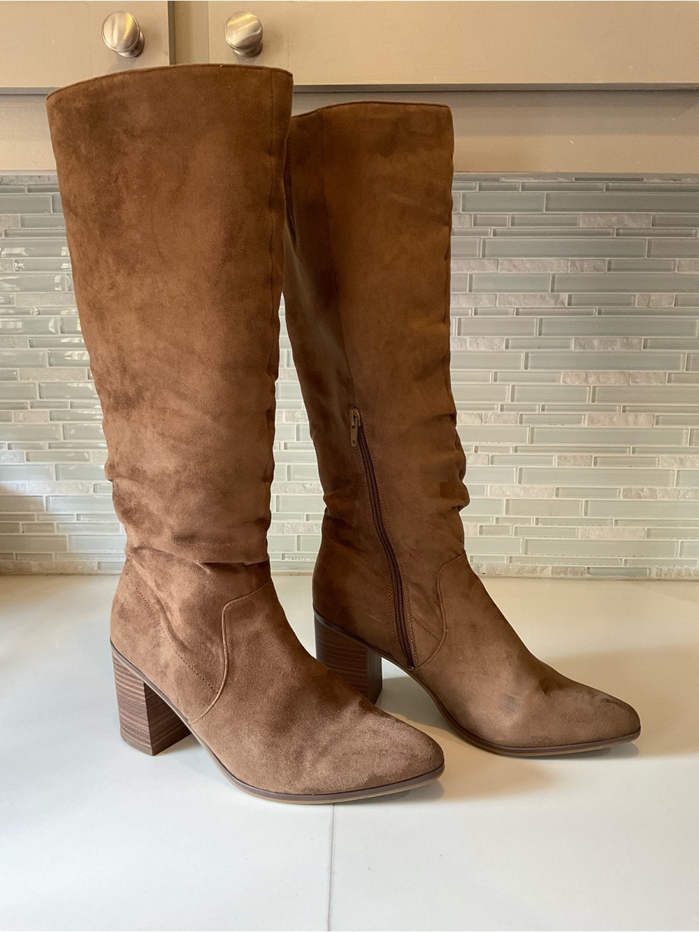 Universal Thread Tall Brown Suede Women's Boots